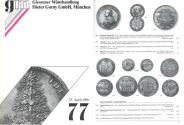 Ancient Coins - Gorny & Mosch - Giessner Munzhandlung - Auction 77 - April, 23, 1996 - Medieval and Modern Coins