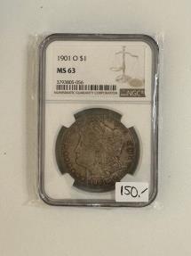 US Coins - 1901 O $1 United States Morgan Dollar MS 63 NGC Graded