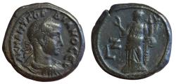 Ancient Coins - Roman Egypt, Alexandria, Gordian III, 238-244 AD, Potin Tetradrachm (23mm, 12.72 g., 12h) Good VF+