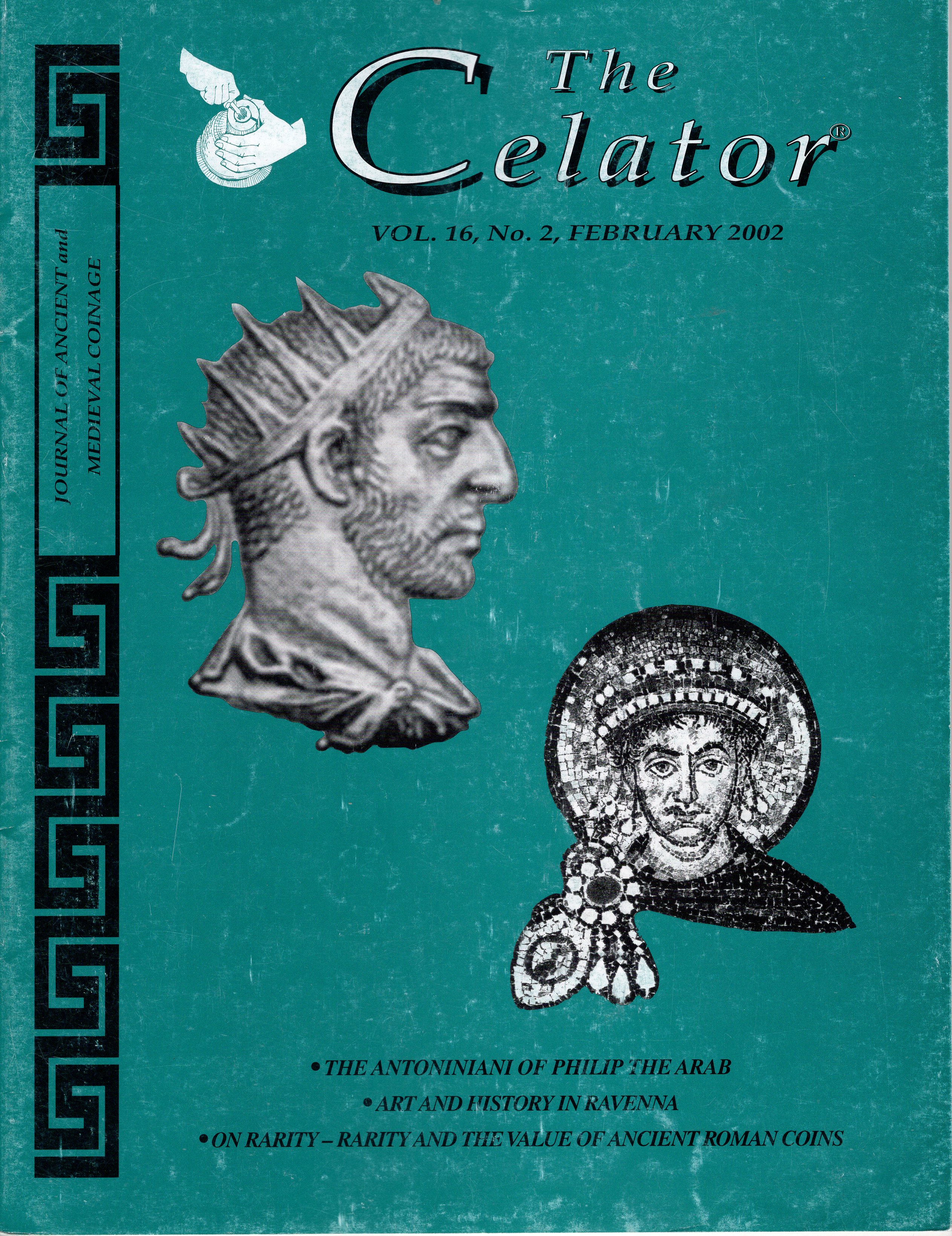 The Celator, February 2002, 60 pages | Ancient Coin Books