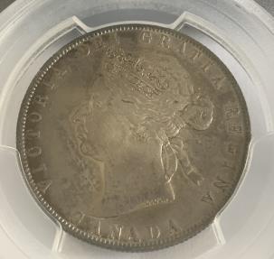 World Coins - Canada 1898 Silver 50 Cents PCGS Graded XF40 Nice Old Toning