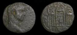 Ancient Coins - PHOENICIA, Tripolis, Elagabalus, AD 218-222. Æ (23 mm, 7.49 gm., 12h) Struck Circa A.D. 219/20 Fine Temple