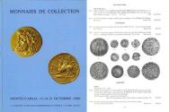 Ancient Coins - Monnaies de Collection, Monte-Carlo - Gadoury / Poinsignon - Ancient, French and World Coins - Excellent Sale - Octobre 13-15, 1980 - Greek Coins - Stephanophori - French Coins
