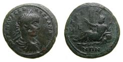 Ancient Coins - Moesia Inferior, Istros, Severus Alexander, 221-235 AD, Æ (29 mm, 16.35 g., 6h) VF+, Very Rare Lighthouse