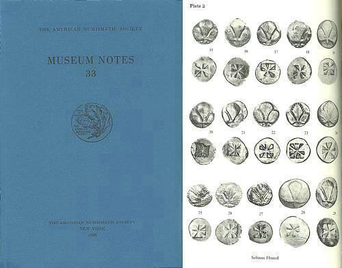 Museum Notes of The American Numismatic Society - Volume 33 1988