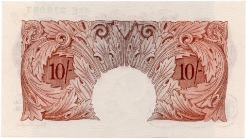 World Coins - England  1949-1955 10 Shillings 279987 P368a UNC