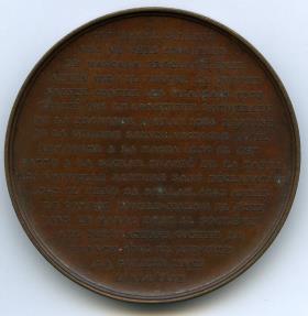 Ancient Coins - Algeria, Abd el-Kader Bronze Medal (58mm), Dated 1846, By A.C. Jouvenel - Battle of D'Jemma Ghazouat Ex Heritage