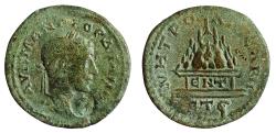 Ancient Coins - Cappadodia, Caesarea, Gordian III, 238-244 CE, Æ (27mm, 10.97 g., 12h) VF+  Countermark