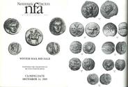 Ancient Coins - Numismatic Fine Arts NFA Winter Mail Bid Sale - December 14, 1989 Featuring the Collection of Dr. Paul Stadler Szego