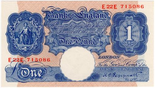 World Coins - England 1948 1 Pound P363c UNC