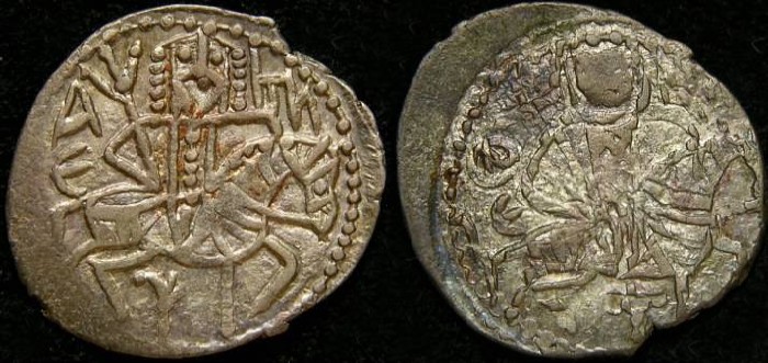 Empire of Alexius IV, Emperor (14171447), AR Half Asper (16