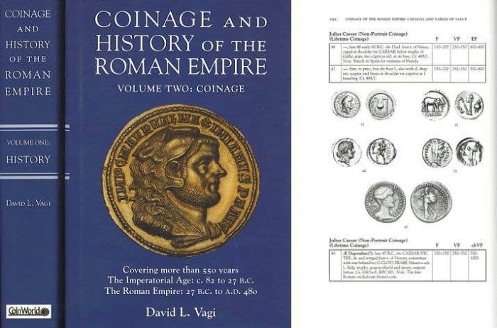 洋書 Coinage In The Roman World Coinage and History of the Roman Empire by David Vagi