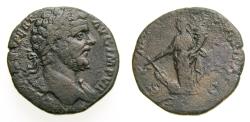 Ancient Coins - Septimius Severus, AD 193-211, Æ Sestertius (28 mm, 19.47 g, 12h) Rome mint, Struck AD 195-196 VF