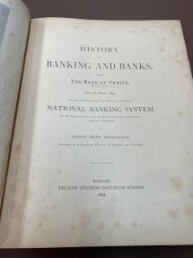 World Coins - History of Banking and Banks, from the Bank of Venice to the year 1883, including the establishment and progress of the present national banking system of the United States by Dean