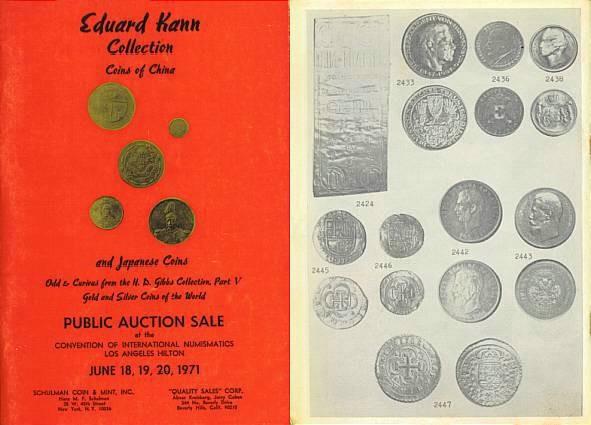 Hans Schulman Auction Sale - June 18-20, 1971 - Eduard Kann collection ...