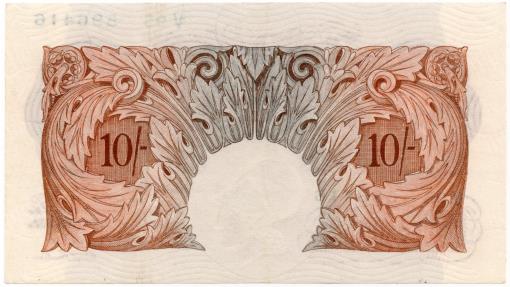 World Coins - England  1949-1955 10 Shillings 596416 P368a UNC