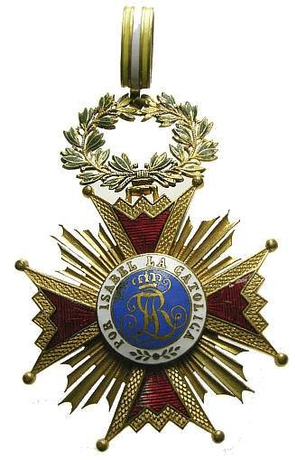 Spain, Order Of Isabella The Catholic - Commander's Cross - Isabella La 