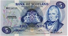 World Coins - Scotland 1978 5 Pounds P112c UNC