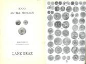 Ancient Coins - Lanz, Graz - Auktion X, December 3, 1977 - 1000 Antike Munzen - 1000 Ancient Coins, Greek, Roman Bronzes - Scarce PRL