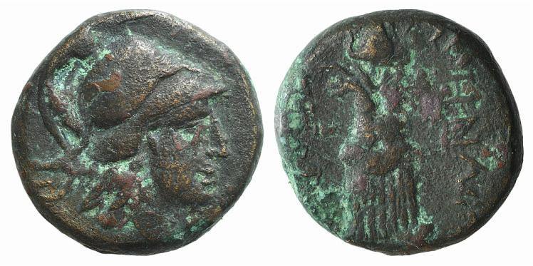 Ancient Coins - Mysia, Pergamon, 2nd – 1st century BC, Æ (20 mm, 9.01g, 12h) aVF