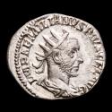 Ancient Coins - Aemilianus AD 253-253. Silver Antoninianus, Rome mint. RARE! - PACI AVG, Pax.