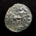 Ancient Coins - Gallienus. A.D. 253-268. AE antoninianus. Zoo series. Rome.- APOLLINI CONS AVG, centaur, raising right-front hoof and drawing bow / Z.