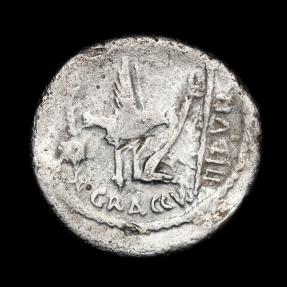 Roman Empire - Octavian, struck by Ti. Sempronius Gracchus. Silver ...