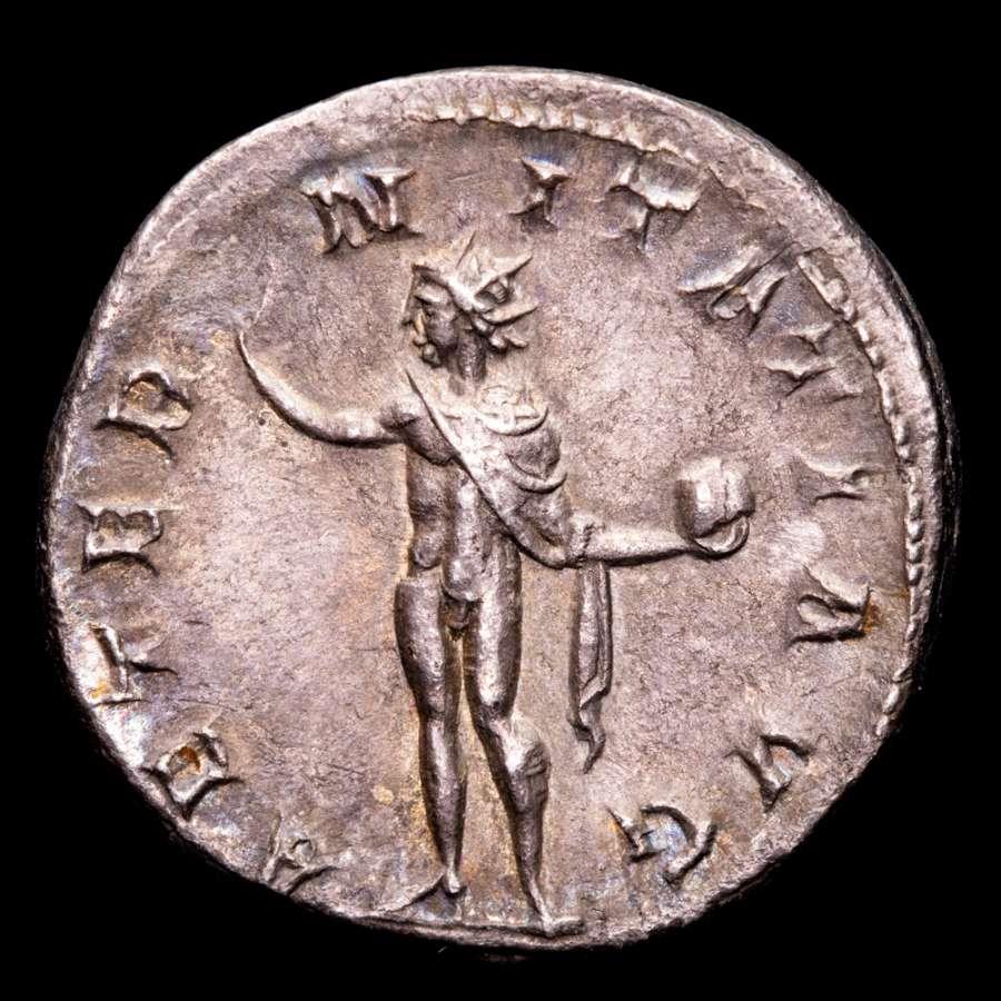 GORDIANUS lll (PIUS) CERTIFIED!!!! Ancient Roman Emperor featured on a Silver Antoninianus cheapest (ric 83) V-fine cdn. (Roman Imperial Coinage)!!!!