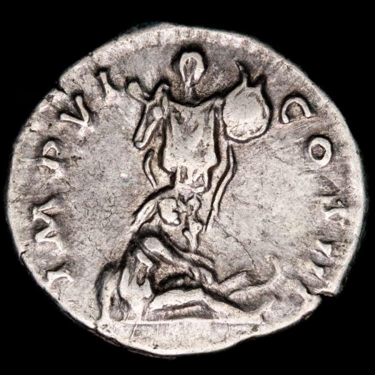 Marcus Aurelius AD 161-180. Rome Denarius AR. - IMP VI COS III, German ...