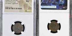 Ancient Coins - Roman Empire - Crispus, as Caesar AD 316-326. Bronze follis (3.16 g. 18 mm.) Lugdunum mint.