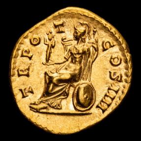 Antoninus Pius (138-161 AD) Gold Aureus. Rome 145-161. - TR PO T COS ...