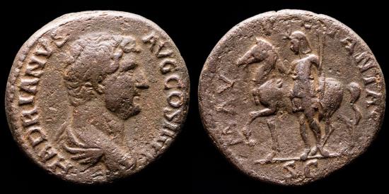 Hadrian (117-138 A.D.) Æ As. Rome, AD 130-133. - MAVRETANIA, Mauretania ...