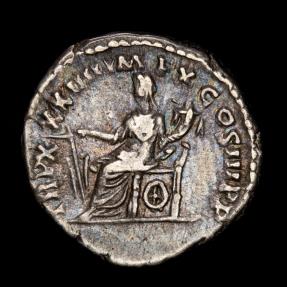 Marcus Aurelius AR Denarius. Rome, AD 179-180. - TRP XXXIIII IMP X COS ...