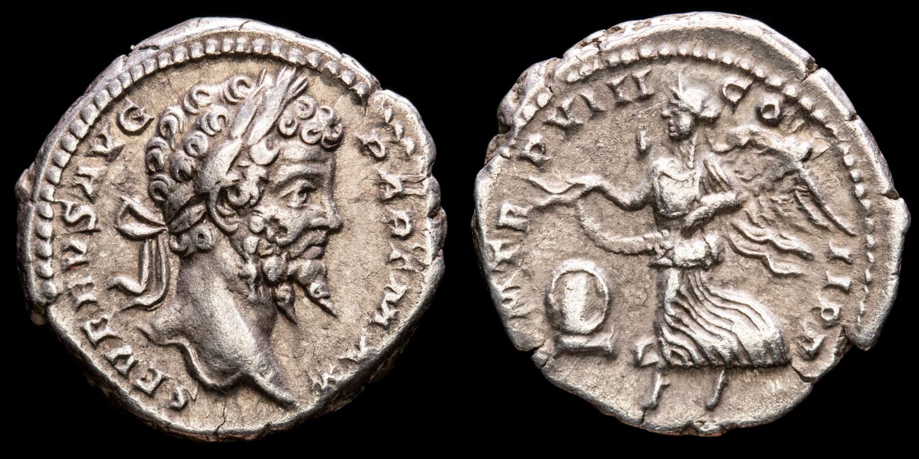 激レア The Lepers / Coitus Interruptus 7インチ Septimius Severus AD 193-211. Rome AD 200. Silver Denarius. - P M