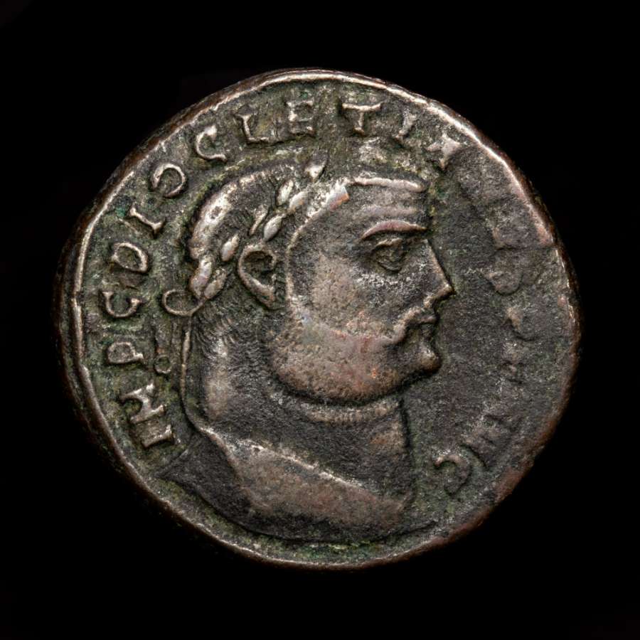 Diocletian AD 284-305. Alexandria Follis Æ. - GENIO POPVLI ROMANI