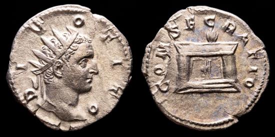 Trajan Decius. Silver Antoninianus, Restitution Issue, Rome, 251 A.D ...