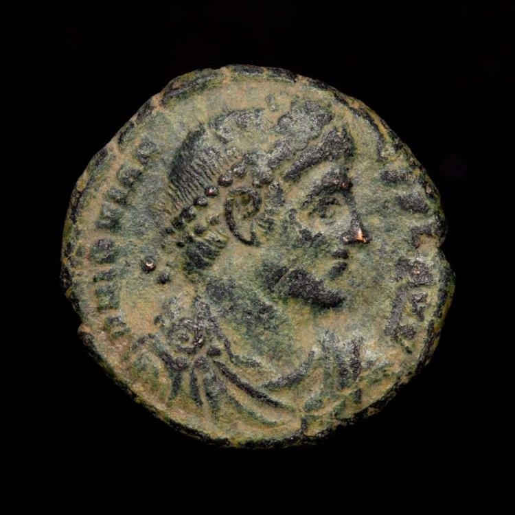 Rare Jovian, 363364. Follis (Bronze), Antioch. VOT V MVLT X within