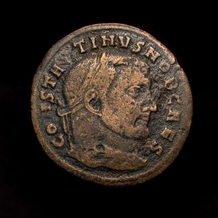 Constantine I, as Caesar, 306 307 AD AE Follis, Rome. - CONSERVATORES ...