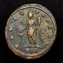Ancient Coins - Maximinus II Daia. As Caesar, AD 305-309. Ae follis - Lugdunum. - GENIO POP ROM T-F // PLG, Genius