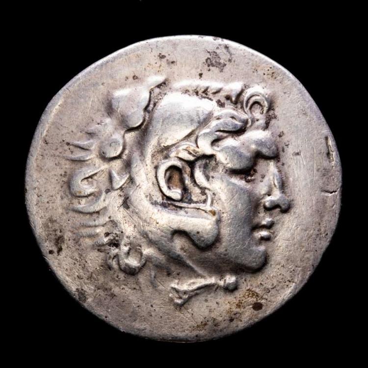 Alexander III - AR tetradrachm, Alabanda mint, dated CY 5 (165/4