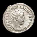 Ancient Coins - Gallienus, 253-268. Silver antoninianus, Rome. - LIBERALITAS AVGG.