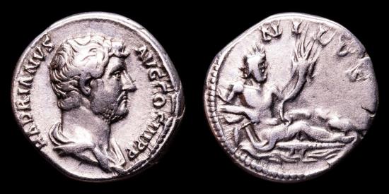 Hadrian, Silver Denarius, Rome 134-138 AD. Travel Series Issue. - NILVS ...