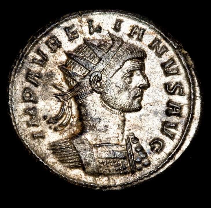 Aurelian Rome, AD 270275. Silvered Æ Antoninianus. Roman Imperial Coins