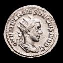 Ancient Coins - Herennius Etruscus as Caesar (250-251) silver antoninianus - Rome. - SPES PVBLICA.