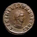 Ancient Coins - Rare Licinius II - AE Follis. 320 AD. - Thessalonica. - CAESARVM NOSTRORVM around VOT V / TSЄVI.