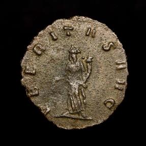 Ancient Coins - Gallienus. AD 253-268. Denarius. Rome mint, 264-265 A.D. VBERITAS AVG. Rare