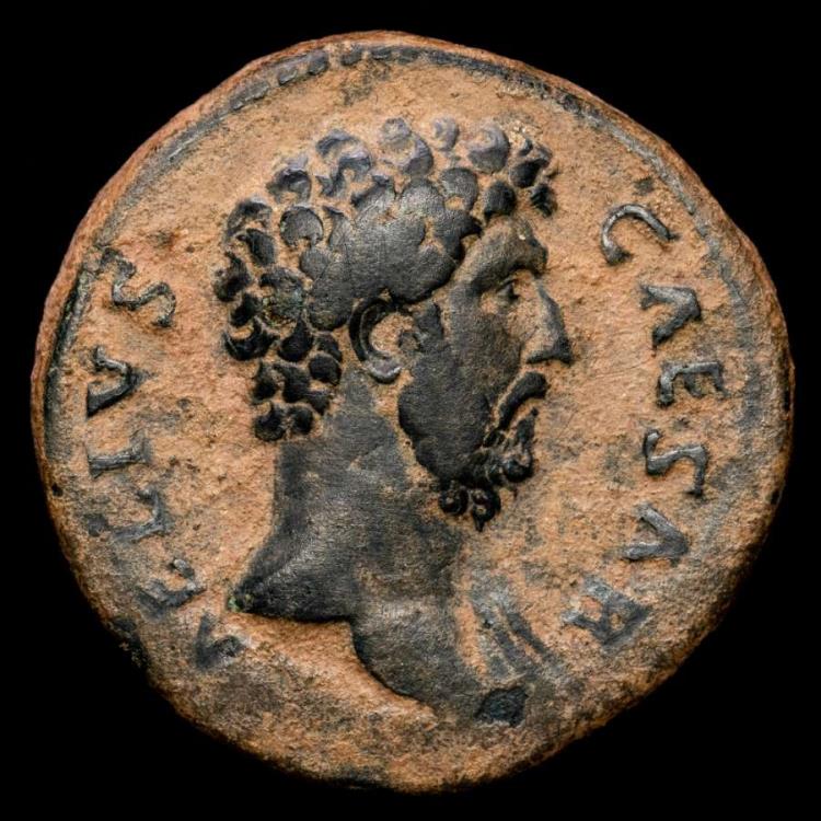 Aelius (adopted son of Hadrian), as Caesar, Æ Sestertius. Rome, AD 137 ...