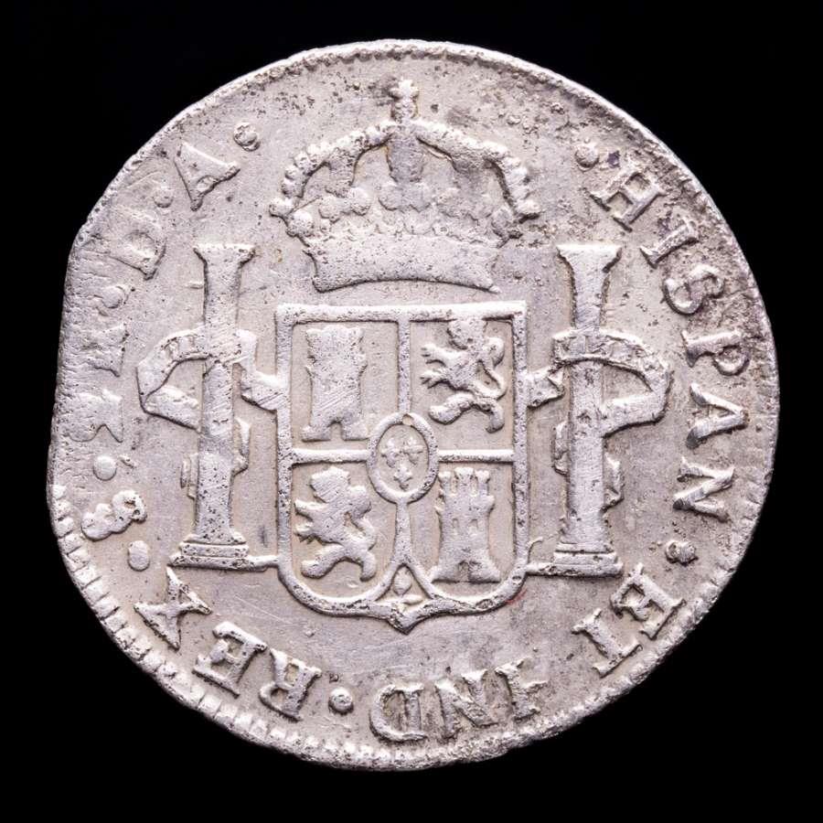 Spain - Carlos III (1759-1788). Silver 2 Reales (6,68 grs, 27 mm