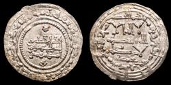 Ancient Coins - Spain - Califato de Córdoba - Abd al-Rahman III - Silver dirham, Medina Azahara, 338 H. (950 d.C.)
