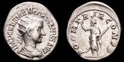 Ancient Coins - Gordianus III, Silver antoninianus, Antioch, 238 A.D. - PON M TRIP CON P P, Serapis (Only one known specimen)